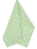 Полотенце кухонное Green polka dot, горох, зеленый