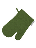 Варежка-прихватка Leaf green, без рисунка, зеленый