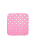 Подушка на стул Pink polka dot, горох, розовый