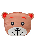 Подушка декоративная Bear, мишка, коричневый