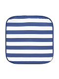 Подушка на стул Blue stripe, полосы, синий