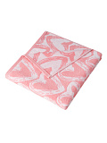 Полотенце махровое Hearts pink, сердечки, розовый