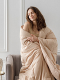 Одеяло Premium woolly, однотонный, бежевый