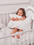 Подушка Soft kids, холлофайбер, без рисунка, белый