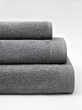 Набор полотенец махровых Graphite, без рисунка, графит