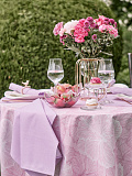 Скатерть Lovely flower, цветы, розовый