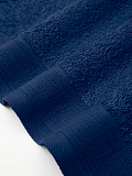 Полотенце махровое Navy blue, без рисунка, синий