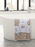 Полотенце махровое Teddy beige, мишка, бежевый