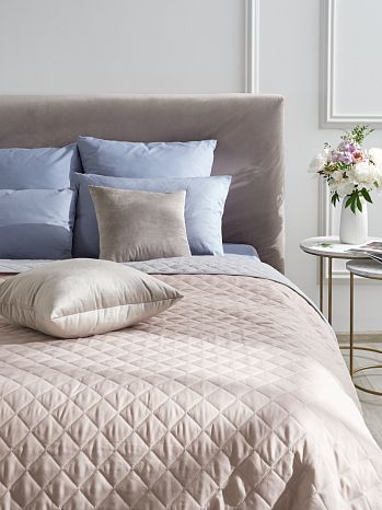 Покрывало Mirage, без рисунка, бежевый