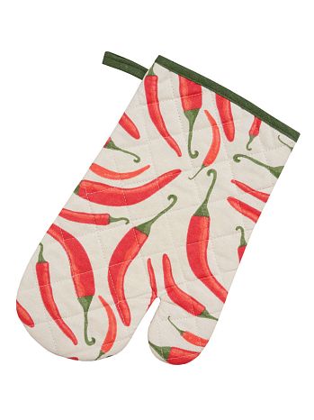 Варежка-прихватка Chilly, овощи, красный