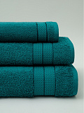 Набор полотенец махровых Sea wave, без рисунка, турмалин