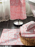 Полотенце махровое Kittens, кошки, розовый