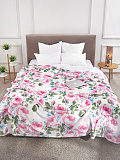 Плед Peony, цветы, розовый