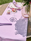 Дорожка столовая Violet, без рисунка, фиолетовый