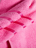Набор полотенец махровых Pink crystal, без рисунка, розовый