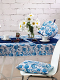 Скатерть Bluebird, птицы, синий