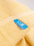 Полотенце махровое Yellow, без рисунка, желтый