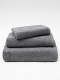 Набор полотенец махровых Graphite, без рисунка, графит