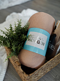 Плед Ginger, без рисунка, коричневый