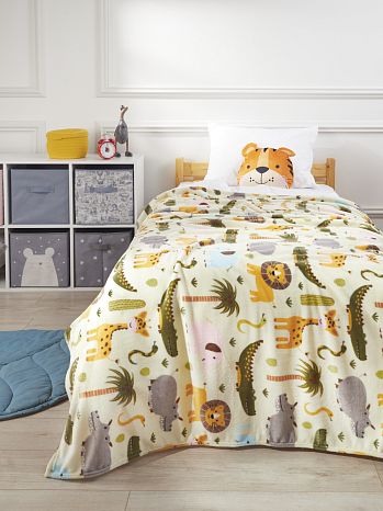 Плед Limpopo, животные, мультиколор