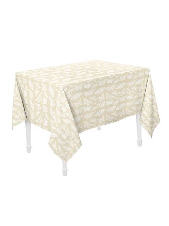 Скатерть Butterflies, бабочки, бежевый