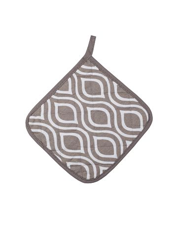 Прихватка Verano, орнамент, серый