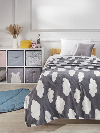 Плед Clouds, облачко, серый