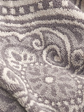 Набор полотенец махровых Delhi grey, орнамент, серый