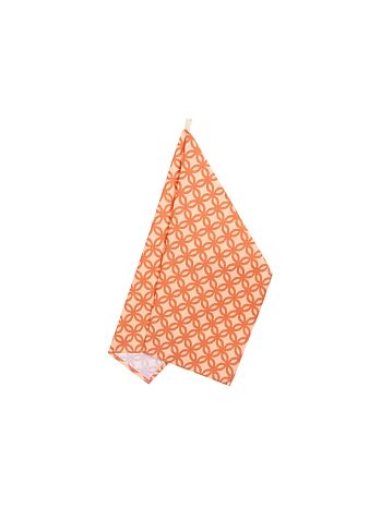 Полотенце кухонное Blossom peach, без рисунка, оранжевый