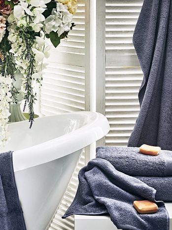 Набор полотенец махровых Ocean, без рисунка, океан