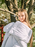 Одеяло Soft, без рисунка, белый