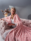 Плед Splendid peony, сердечки, розовый