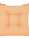 Подушка на стул Juicy apricot, без рисунка, персиковый