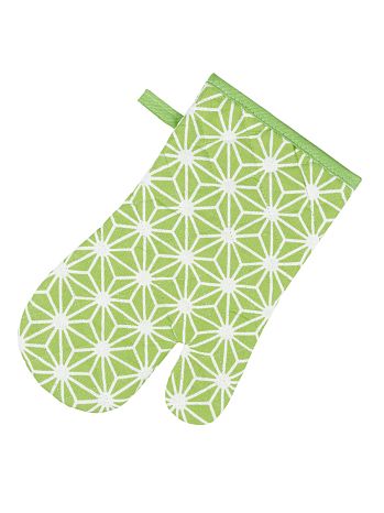 Варежка-прихватка Stellar green, абстракция, зеленый