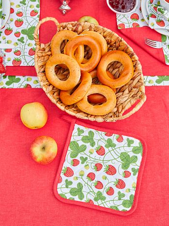 Прихватка Sweetheart, ягоды, зеленый