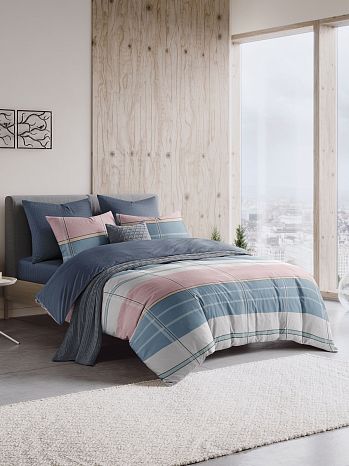 Постельное белье Attraction, поплин, полосы, мультиколор