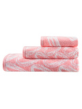 Полотенце махровое Hearts pink, сердечки, розовый