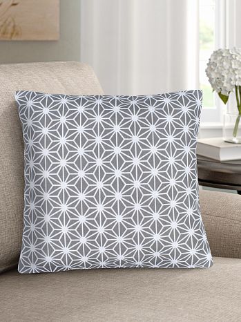 Подушка декоративная Stellar grey, абстракция, серый
