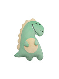 Подушка декоративная Dinosaurs, динозавр, зеленый