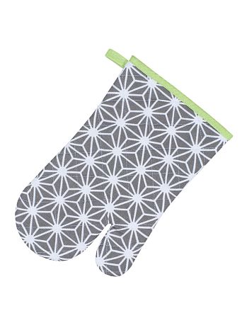 Варежка-прихватка Stellar grey, абстракция, серый