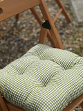 Подушка на стул Shakespeare, клетка, зеленый