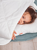 Одеяло Soft kids, без рисунка, белый