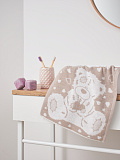 Полотенце махровое Teddy beige, мишки, бежевый