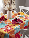 Скатерть Quadrille, орнамент, мультиколор