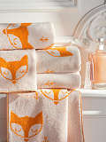 Полотенце махровое Fox, лисенок, оранжевый