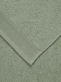 Полотенце махровое Leaf green, без рисунка, зеленый