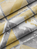 Постельное белье Golden marble, поплин, ромбы, серый