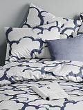 Постельное белье Cotton cloud, бязь, облачко, синий