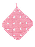 Прихватка Pink polka dot, горох, розовый