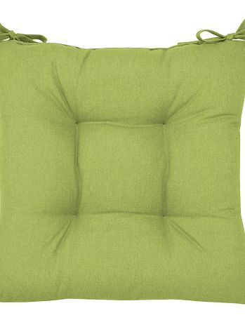 Подушка на стул Leaf green, без рисунка, салатовый